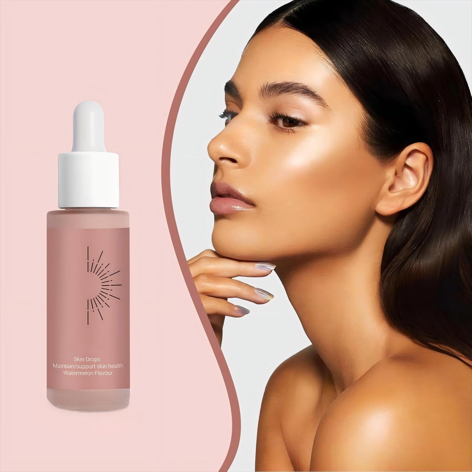 Sunless Tanning Drops to Drink, Drinkable Sunless Tanning Drops,Moisturizing Tanner for Face and Body,For All Skin Types，Enhancing Your Natural Skin Tonecan Obtain the Luster of Sunshine Kisses（1Pc）