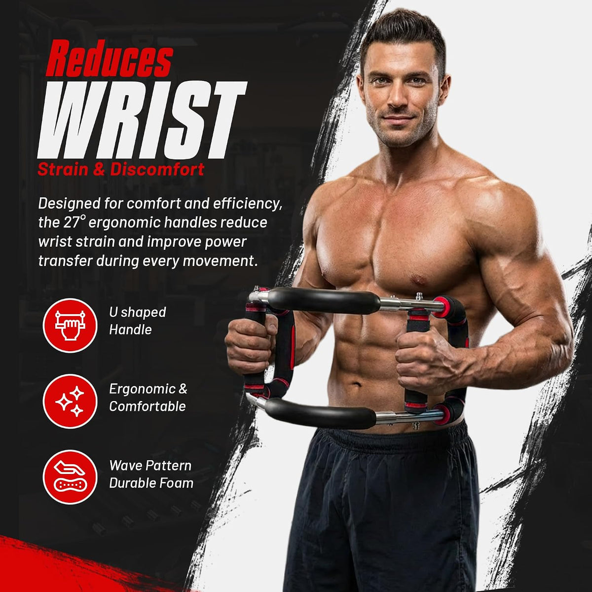 Twister Arm Trainer for Men & Women - Adjustable Power Twister, Upper Body Strength Training Equipment for Home Gym, Chest Expander, Biceps Workout Machine