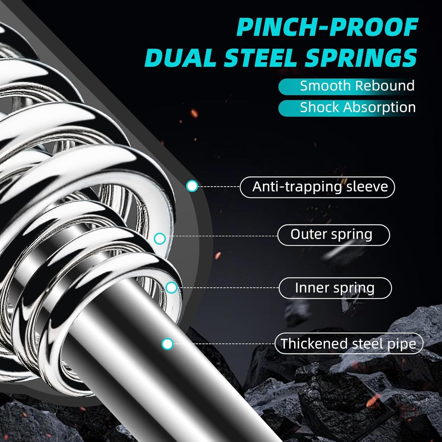 Professional Twister Arm Trainer, Adjustable 60-100Lb Chest Workout Equipment for Men, Portable Detachable Design for Home Gym, Arm Chest and Shoulder Muscle Strength Exerciser Training