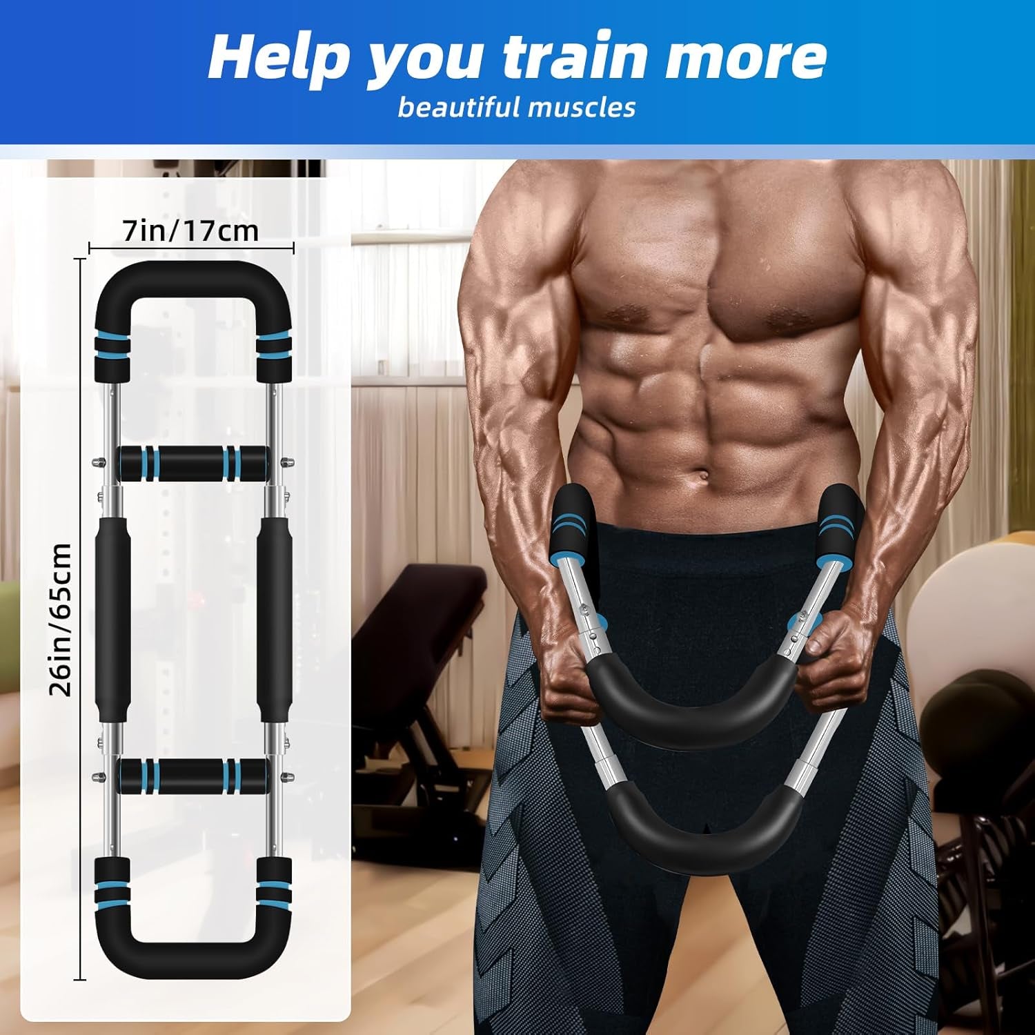 Twister Arm Trainer, Women'S Arms, Men'S Chest, Shoulder and Forearm Muscle Training Fitness Equipment, Portable Spring Resistance Home Fitness Equipment