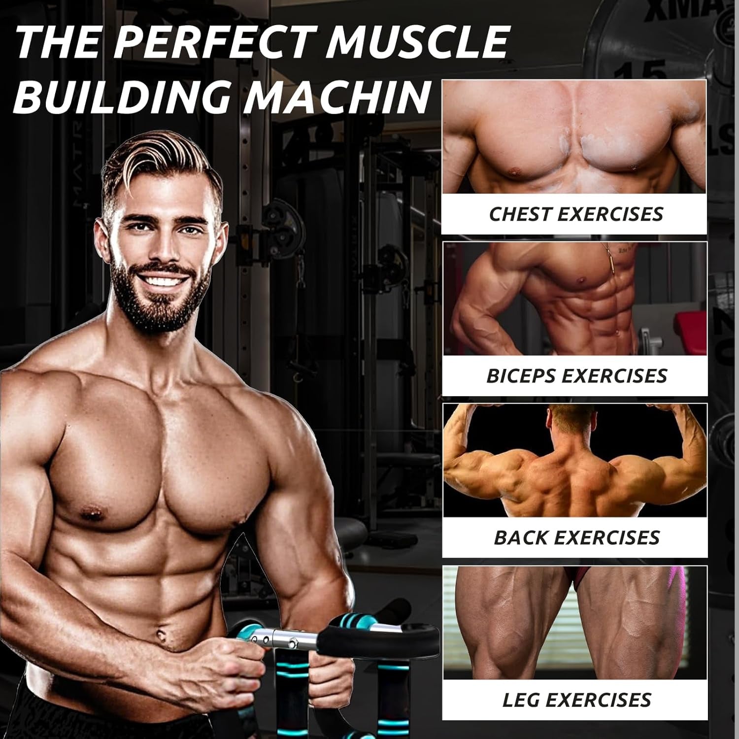 Twister Arm Trainer Arm Shoulder Chest Workout Equipment 45-90Lb Adjustable Strength Trainer Chest Trainer for Men Portable Detachable Home Fitness Equipment