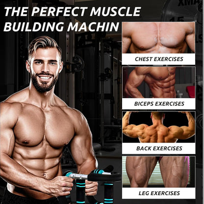 Twister Arm Trainer Arm Shoulder Chest Workout Equipment 45-90Lb Adjustable Strength Trainer Chest Trainer for Men Portable Detachable Home Fitness Equipment