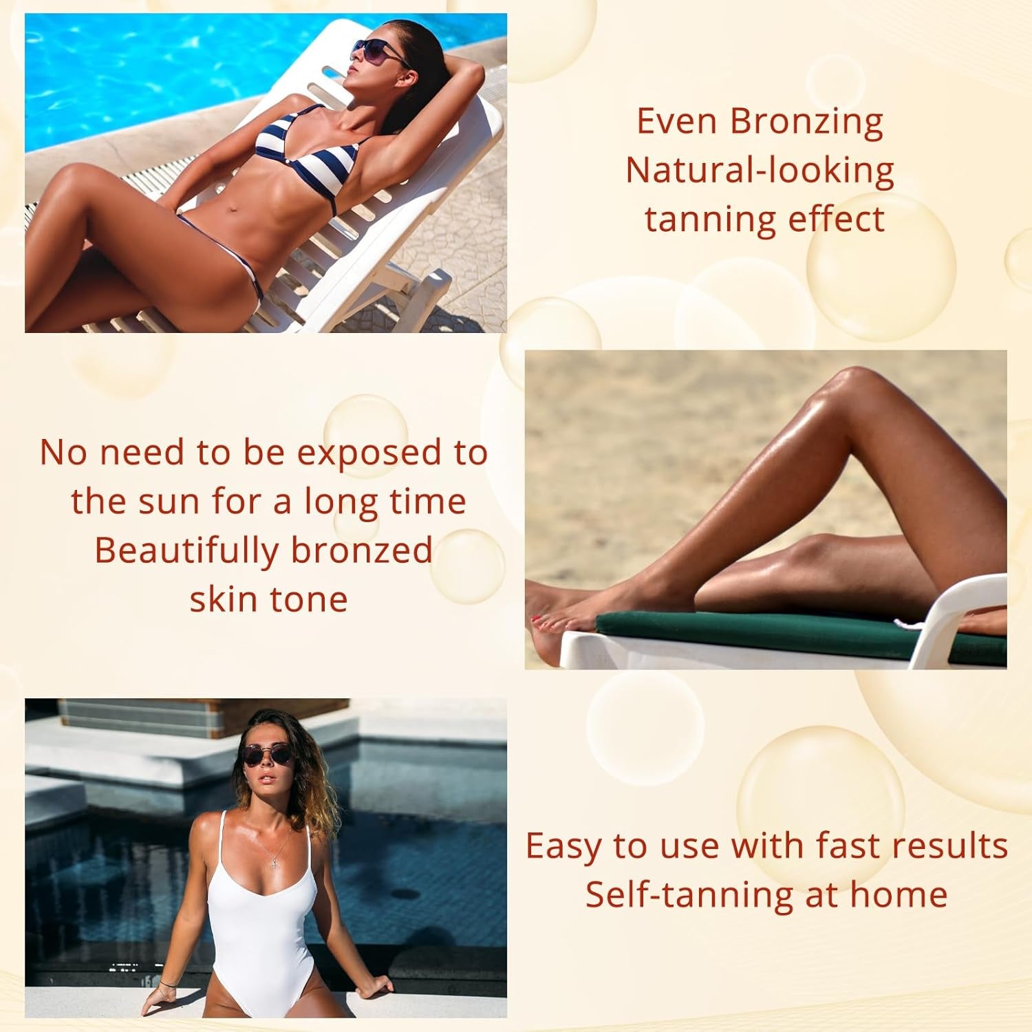 Sunless Tanning Drops to Drink, Drinkable Sunless Tanning Drops,Moisturizing Tanner for Face and Body,For All Skin Types，Enhancing Your Natural Skin Tonecan Obtain the Luster of Sunshine Kisses（1Pc）